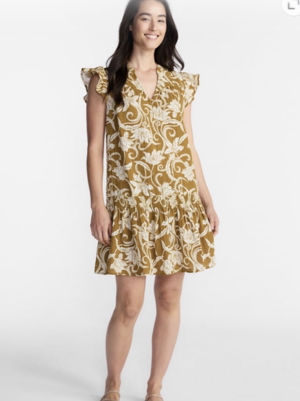 Beautiful mini yellow mustard dress size XL. New w/tags